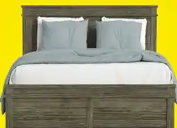 Leon's Glacier Point 3-Piece Queen Panel Bed - Greystone offer