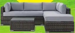 Leon's Cove 3 - Piece Outdoor Sectional - Dark Grey offer