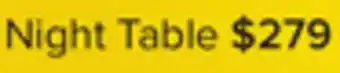 Leon's Terra Night Table - Grey offer