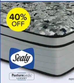Leon's Sealy Posturepedic Palatial Crest Tenley II Medium Eurotop Queen Mattress offer