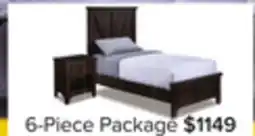 Leon's Terra 6-Piece Twin Panel Bedroom Package - Grey offer