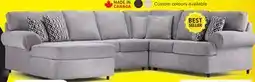 Leon's Jupiter 4-Piece Sectional with Left-Facing Chaise - Ash Grey offer