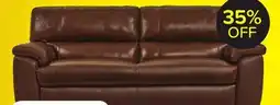 Leon's Maddox Leather Sofa - Cognac offer