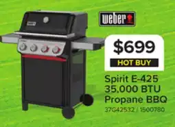Leon's Weber Spirit E-425 Gas Grill (Liquid Propane) - 1500780 offer