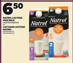 Independent City Market NATREL LACTOSE FREE MILK offer