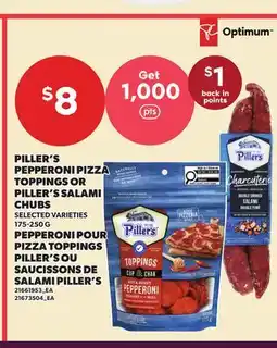 Independent City Market PILLER'S PEPPERONI PIZZA TOPPINGS OR PILLER'S SALAMI CHUBS offer