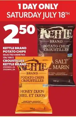 Independent City Market KETTLE BRAND POTATO CHIPS, 156/198 G offer