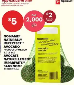 Independent City Market NO NAME NATURALLY IMPERFECT AVOCADO, 2.2 LB BAG offer