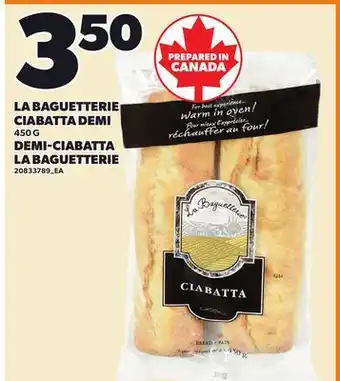 Independent City Market LA BAGUETTERIE CIABATTA DEMI offer