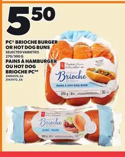 Independent City Market PC BRIOCHE BURGER OR HOT DOG BUNS, 270/300 G offer