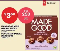 Independent City Market MADE GOOD MINIS GRANOLA BITES, 24/120 G offer