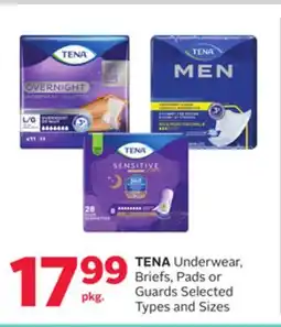 Rexall TENA Underwear, Briefs, Pads or Guards offer