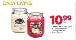 Rexall CANDLE-LITE Jar Candles or Essential Elements Candles offer
