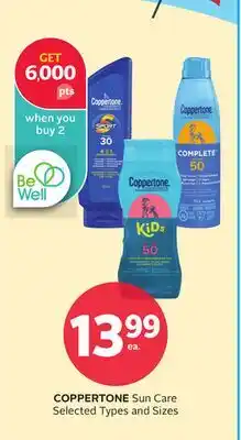 Rexall COPPERTONE Sun Care offer