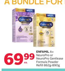 Rexall ENFAMIL A+ NeuroPro or NeuroPro Gentlease Formula Powder Refill offer