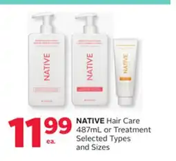 Rexall NATIVE Hair Care offer