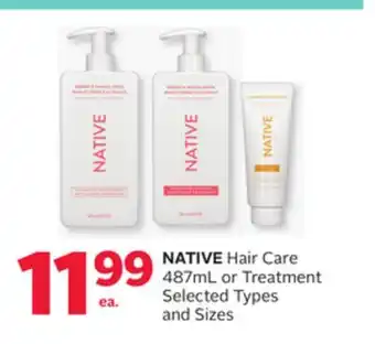 Rexall NATIVE Hair Care offer