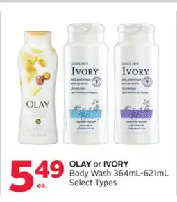 Rexall OLAY or IVORY Body Wash offer