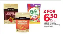 Rexall NOSH & CO. 200g or DARE Real Fruit 180g Bagged Candy offer