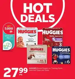 Rexall HUGGIES Boxed Diapers or Training Pants offer
