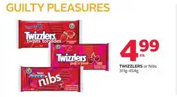 Rexall TWIZZLERS or Nibs offer