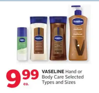 Rexall VASELINE Hand or Body Care offer