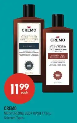 Shoppers Drug Mart CREMO MOISTURIZING BODY WASH offer