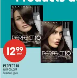 Shoppers Drug Mart PERFECT 10 HAIR COLOUR offer