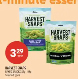 Shoppers Drug Mart HARVEST SNAPS BAKED SNACKS offer