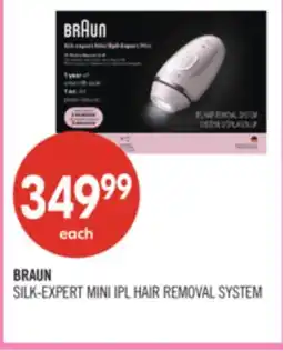 Shoppers Drug Mart BRAUN SILK-EXPERT MINI IPL HAIR REMOVAL SYSTEM offer