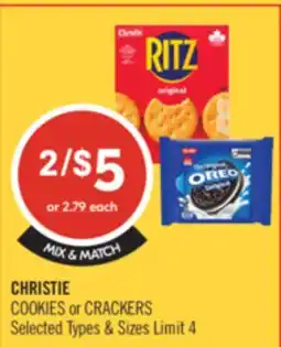 Shoppers Drug Mart CHRISTIE COOKIES or CRACKERS offer