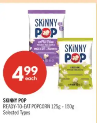 Shoppers Drug Mart SKINNY POP READY-TO-EAT POPCORN offer