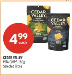 Shoppers Drug Mart CEDAR VALLEY PITA CHIPS offer
