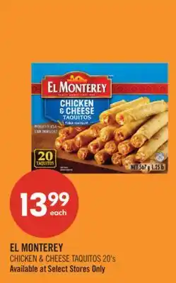 Shoppers Drug Mart EL MONTEREY CHICKEN & CHEESE TAQUITOS offer