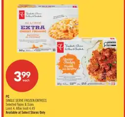 Shoppers Drug Mart PC SINGLE SERVE FROZEN ENTREES offer