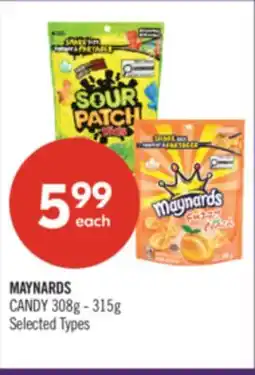 Shoppers Drug Mart MAYNARDS CANDY 308g - 315g offer