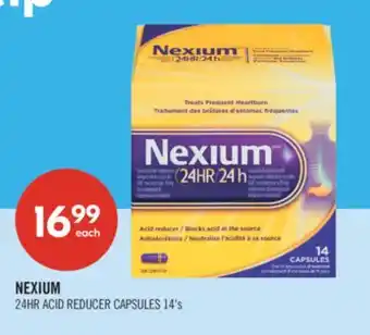 Shoppers Drug Mart NEXIUM 24HR ACID REDUCER CAPSULES offer