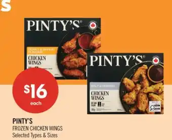Shoppers Drug Mart PINTY'S FROZEN CHICKEN WINGS offer