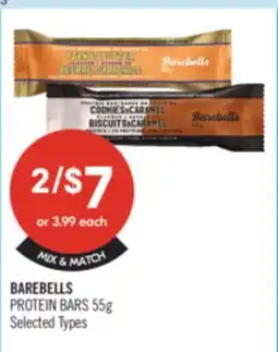 Shoppers Drug Mart BAREBELLS PROTEIN BARS offer
