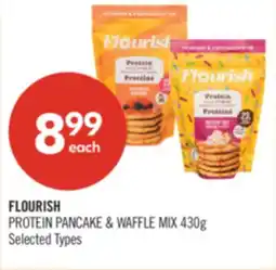 Shoppers Drug Mart FLOURISH PROTEIN PANCAKE & WAFFLE MIX offer