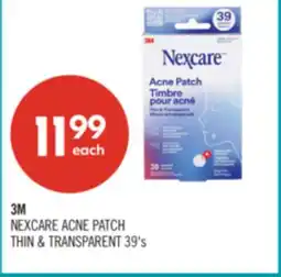 Shoppers Drug Mart 3M NEXCARE PATCH THIN & TRANSPARENT offer