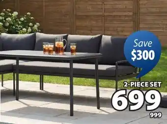 JYSK STROEMSTAD 2-piece patio corner high dining set offer