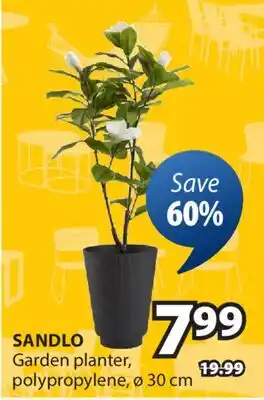 JYSK SANDLO Garden planter offer