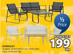 JYSK HORNSLET 4-piece conversation set offer