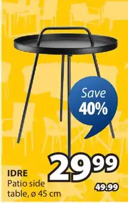 JYSK IDRE Patio side table offer