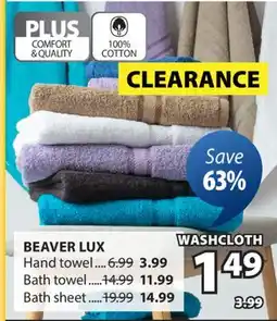 JYSK BEAVER LUX WASHCLOTH offer