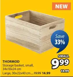 JYSK THORMOD Storage basket, small offer