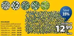 JYSK HOLMGRE Expandable artificial plant fence offer