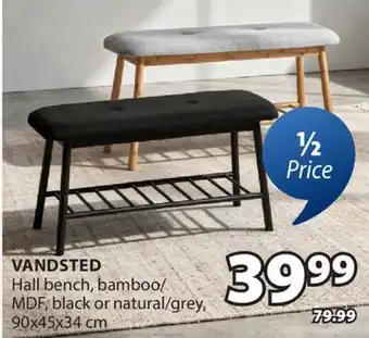 JYSK VANDSTED Hall bench offer