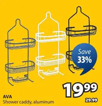 JYSK AVA Shower caddy, aluminum offer